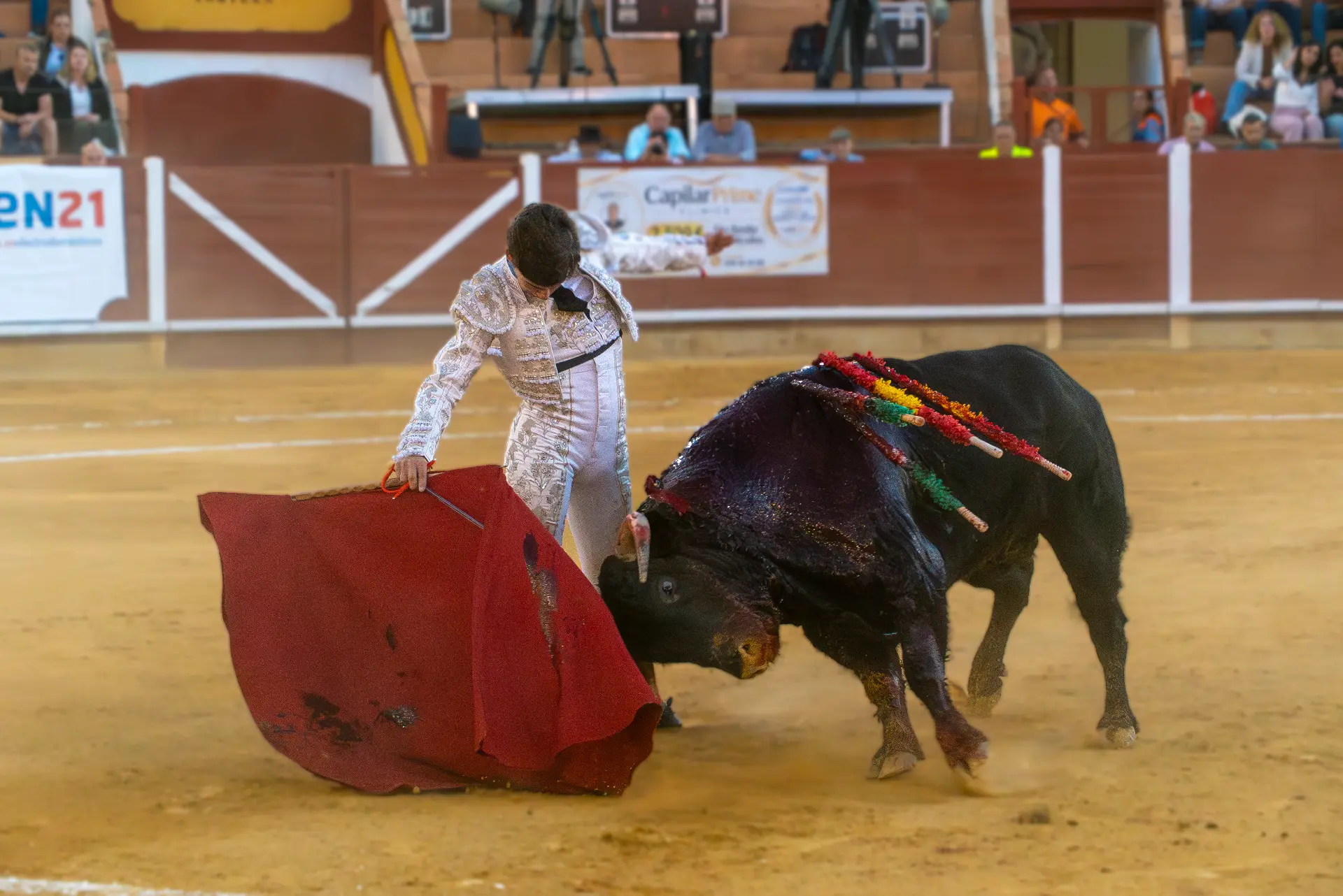 Derechazo de frente — Manuel Quintana
